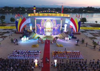 Ban Trị sự Phật giáo huyện Hải Lăng tổ chức Đại lễ Phật đản Phật lịch 2563.