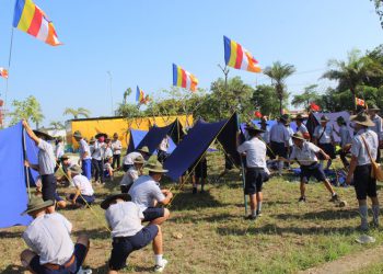 GĐPT Hải Lăng bế mạc hội trại Tất Đạt Đa PL. 2563