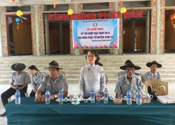 GĐPT HUYỆN CAM LỘ TỔ CHỨC THI VƯỢT BẬC ĐOÀN SINH NĂM 2019