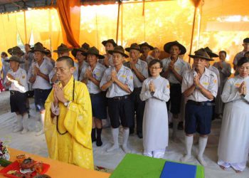 GĐPT Quảng Trị  bồi hồi xúc động và vô cùng thương tiếc tiễn biệt một người anh áo Lam về cõi vĩnh hằng.