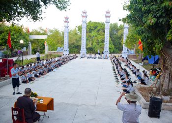 GĐPT khu vực thị xã Quảng Trị: Khai mạc Liên trại huấn luyện Anoma – Niliên và Tuyết Sơn