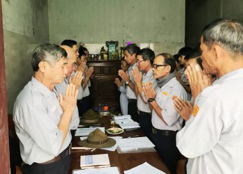 Phái đoàn BHD Phân ban GĐPT tỉnh thăm và làm việc với đơn vị Nhĩ Hạ