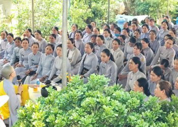 Triệu Phong: Ngành Nữ GĐPT huyện Tổ chức khóa tu “An Lạc Hạnh”