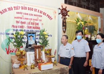 GĐPT Quy Thiện: Dâng hương, hoa tưởng niệm tưởng niệm chư vị tiền bối, sáng lập viên GĐPT Quy Thiện