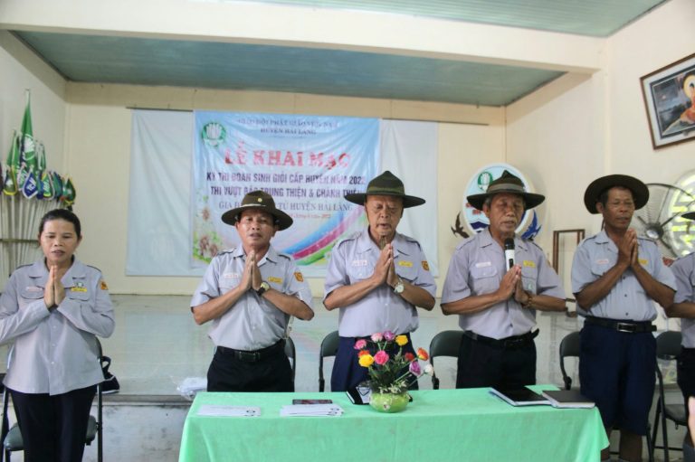 Quảng Trị: Phân ban GĐPT Huyện Hải Lăng tổ chức kỳ thi Đoàn sinh giỏi Huyện