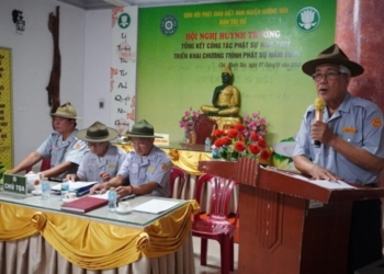 GĐPT huyện Hướng Hóa tổ chức Hội nghị tổng kết Phật sự năm 2022