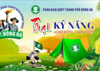 GĐPT THÀNH PHỐ ĐÔNG HÀ TỔ CHỨC  TRẠI KỸ NĂNG NGÀNH THIẾU, NGÀNH THANH 1 NGÀY
