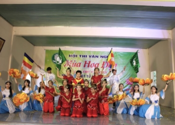 Hải Lăng: Phân ban GĐPT huyện Hải Lăng tổ chức hội thi văn nghệ Mùa Hoa Đạo
