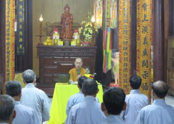 Hải Lăng: Phân ban GĐPT Huyện tổ chức Tu Bát Quan Trai cho Huynh trưởng, đoàn sinh Ngành Thanh