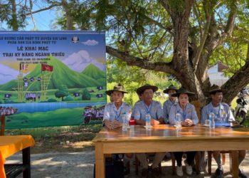 GIO LINH: TỔ CHỨC TRẠI KỶ NĂNG NGÀNH THIẾU