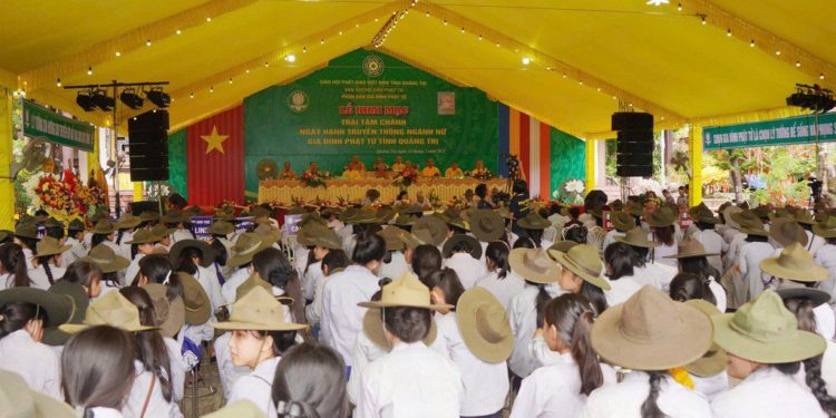 KHAI MẠC TRẠI TÂM CHÁNH HỌP BẠN NGÀNH NỮ GĐPT QUẢNG TRỊ