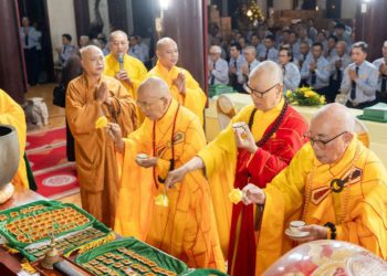 GĐPT TRUNG ƯƠNG TỔ CHỨC LỄ THỌ CẤP TẤN GĐPT VIỆT NAM NĂM 2025