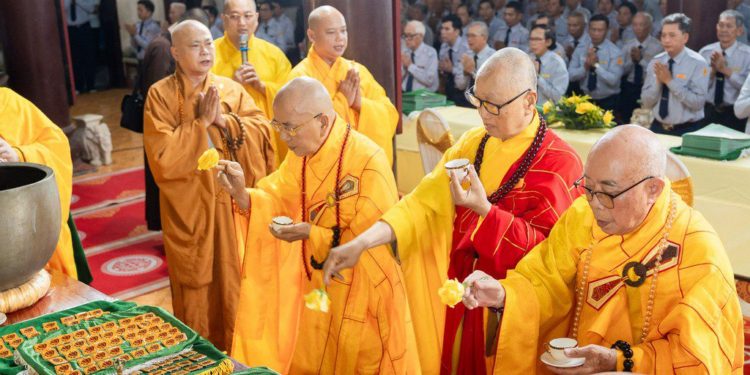 GĐPT TRUNG ƯƠNG TỔ CHỨC LỄ THỌ CẤP TẤN GĐPT VIỆT NAM NĂM 2025