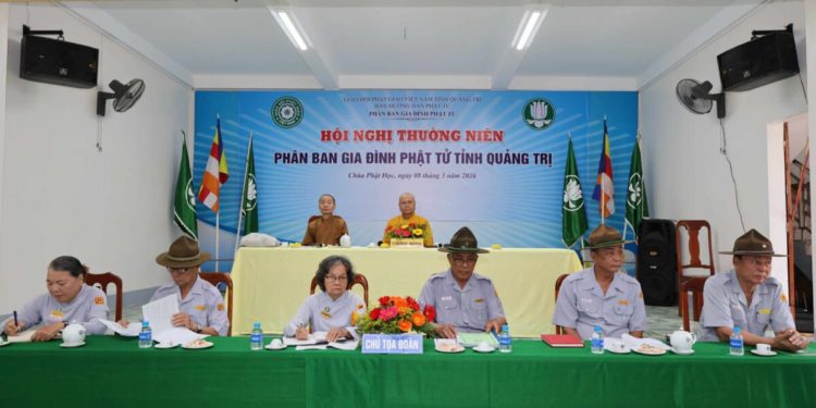 QUẢNG TRỊ: HỘI NGHỊ TỔNG KẾT CÔNG TÁC PHẬT SỰ NĂM 2025 TRIỂN KHAI CHƯƠNG TRÌNH HOẠT ĐỘNG NĂM 2026