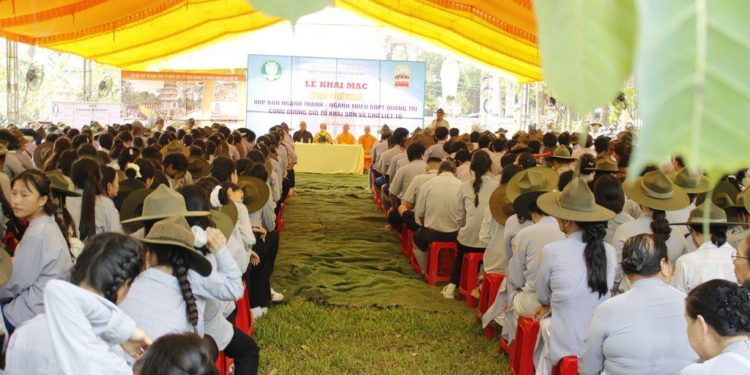 KHAI MẠC TRẠI CHÍ KHẢ HỌP BẠN NGÀNH THANH – THIẾU