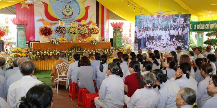 Lễ kỷ niệm 70 năm thành lập GĐPT Phúc Lộc