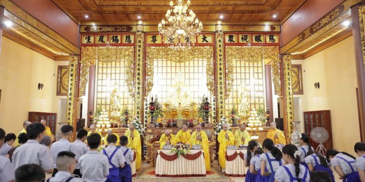 CHÙA ĐẠI ÁNG (PHƯỜNG NAM ĐÔNG HÀ) TỔ CHỨC NHIỀU HOẠT ĐỘNG Ý NGHĨA NHÂN MÙA VU LAN BÁO HIẾU